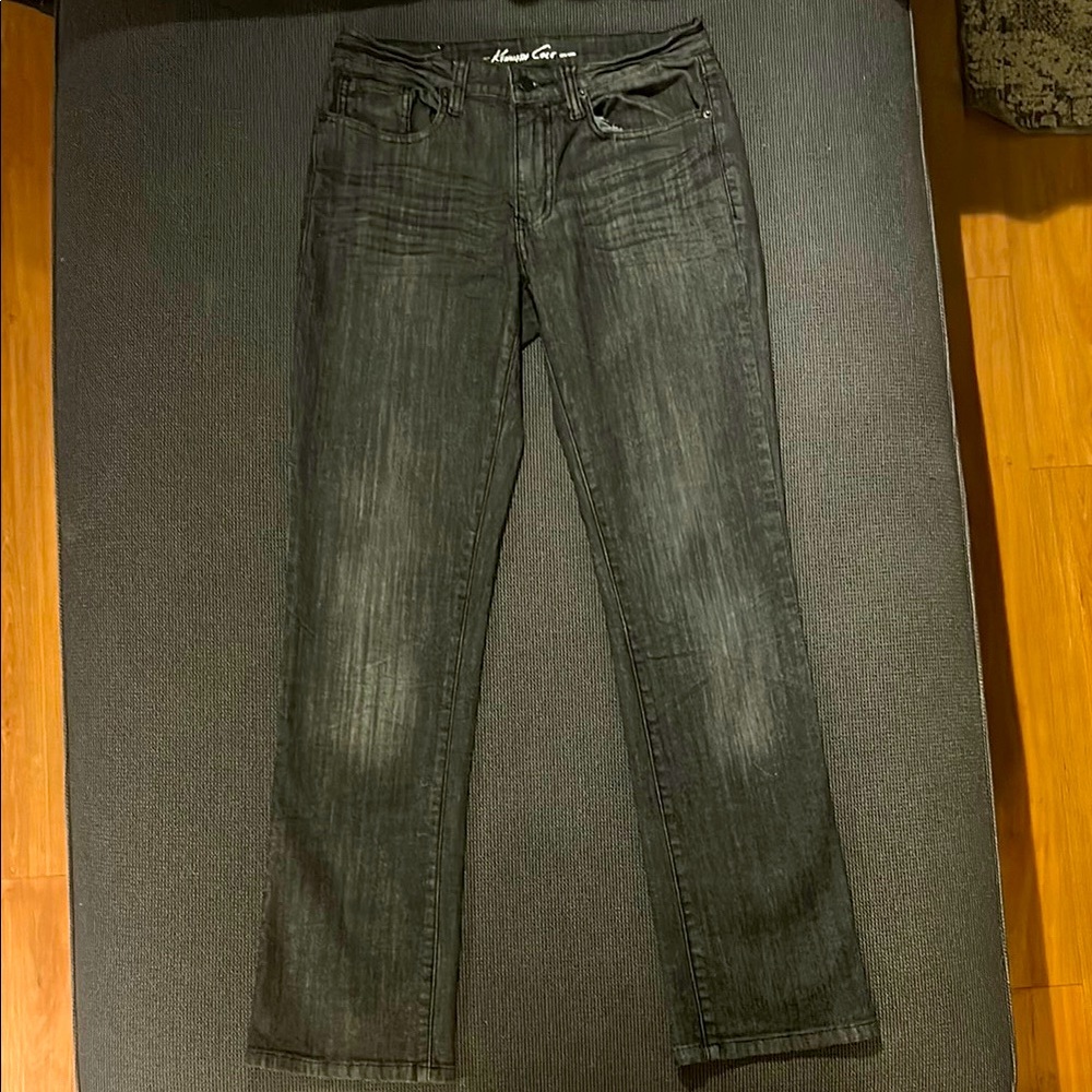 Black Washed Slim Jeans Sleek y2k Style